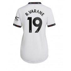 Manchester United Raphael Varane #19 Bortatröja Dam 2022-23 Korta ärmar